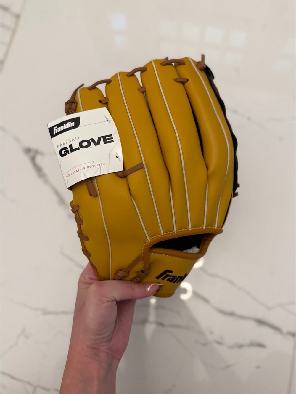 Franklin Field Master 12" Baseball Glove Tan Black NWT